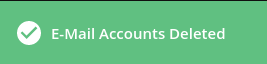 Email Accounts Deleted