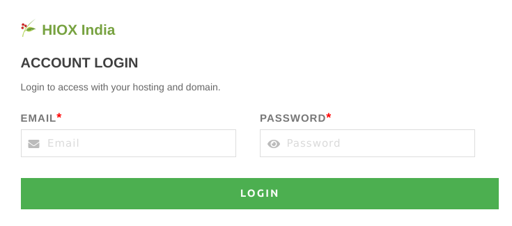 Hioxindia client login