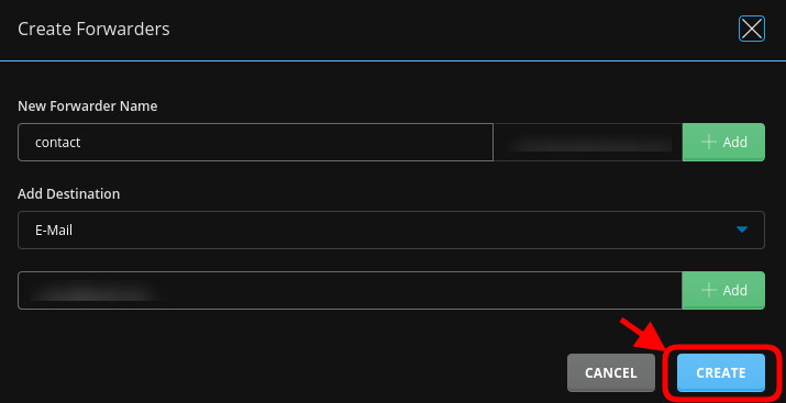 Create Forwarder