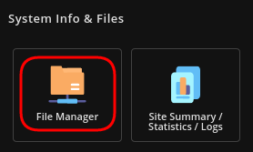 File Manager Direct Admin