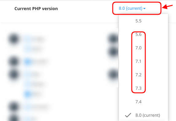Change Current PHP Version DirectAdmin