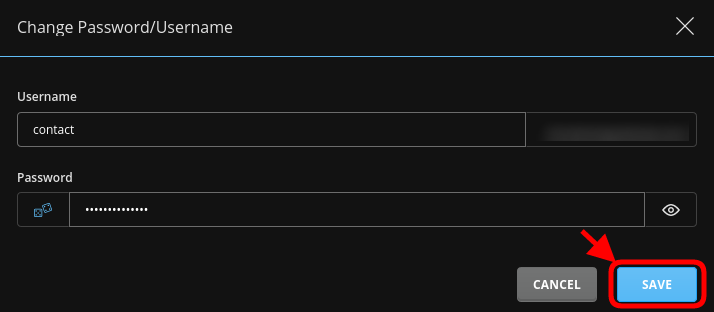 Save Email Password DirectAdmin