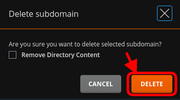 Delete