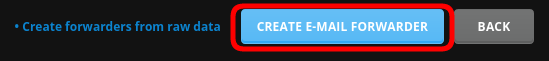 Create Email Forwarder