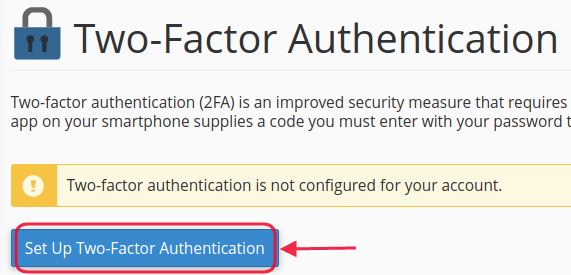 How to Set Up Two Factor Authentication for cPanel?